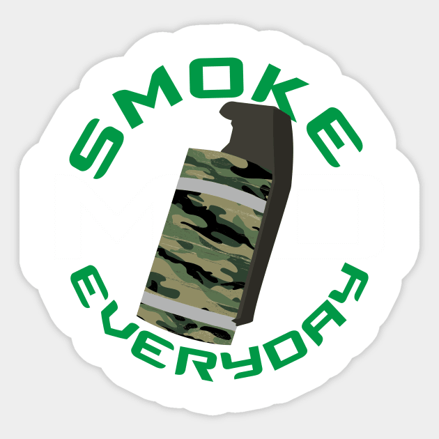 Smoke Mid Everyday Sticker by sophie87